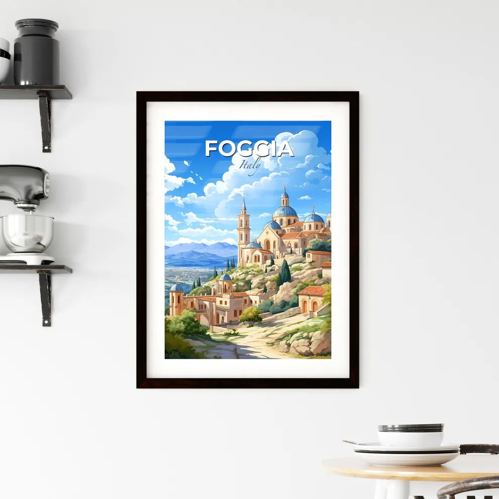 Foggia, Italy, A Poster of a lively and colourful cityscape Default Title