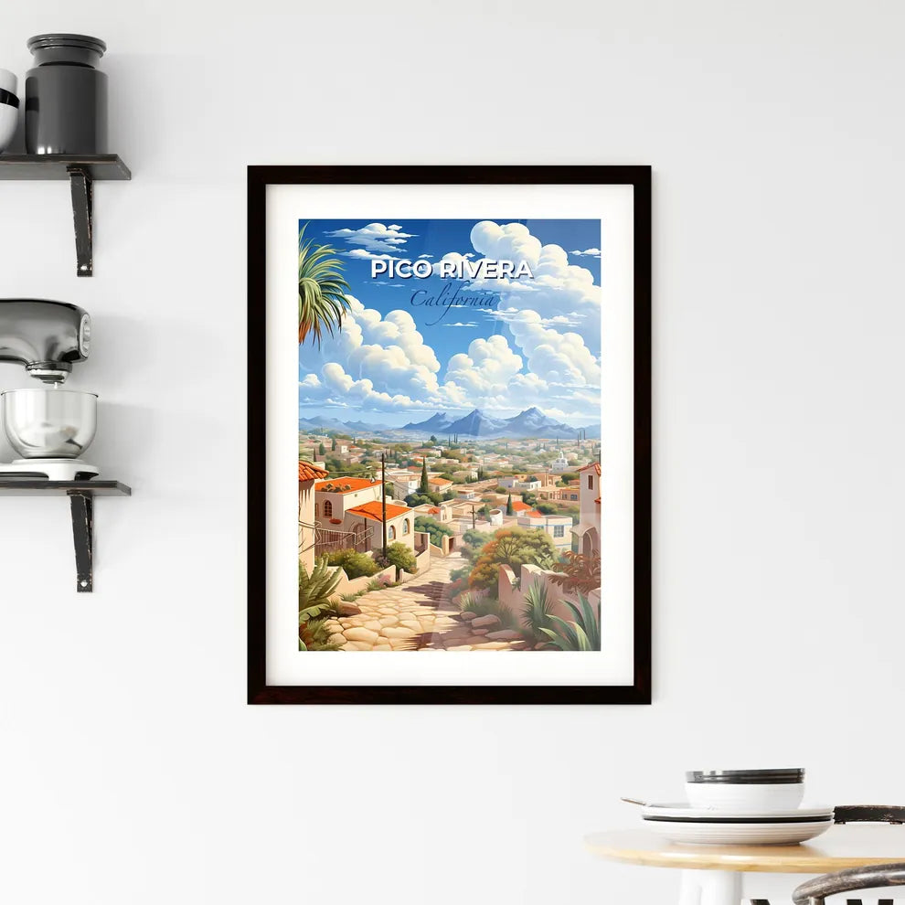 Pico Rivera, California, A Poster of a lively and colourful cityscape Default Title