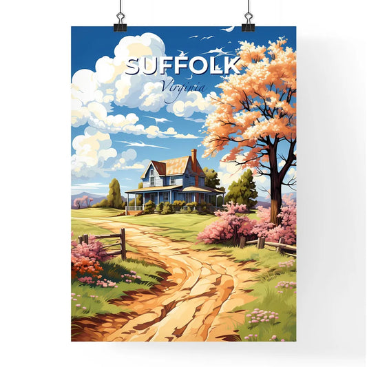 Suffolk, Virginia, A Poster of a house on a dirt road Default Title