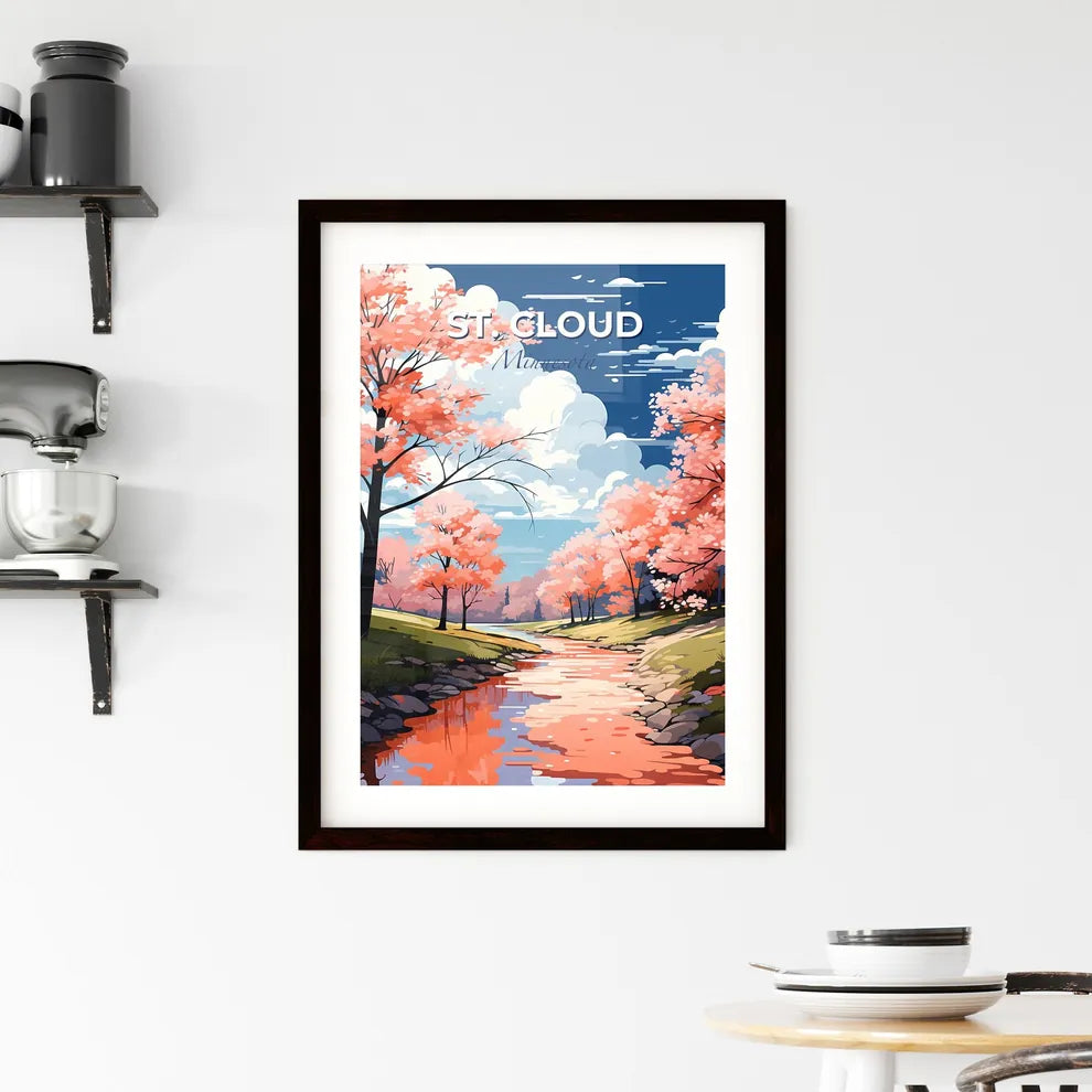 St. Cloud, Minnesota, A Poster of a river running through a forest Default Title