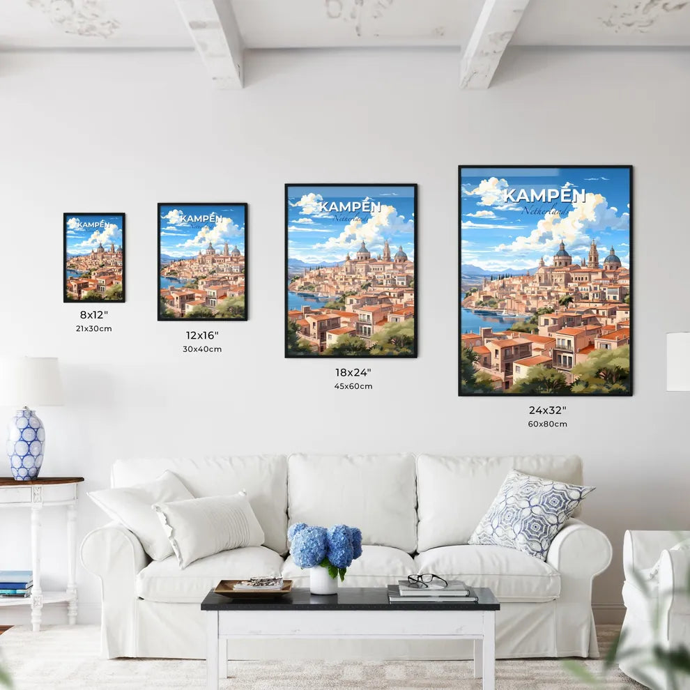 Kampen, Netherlands, A Poster of a city by the water Default Title