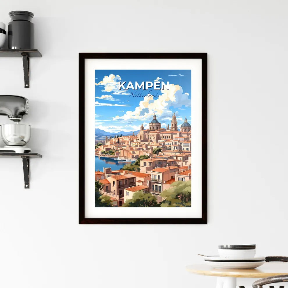 Kampen, Netherlands, A Poster of a city by the water Default Title