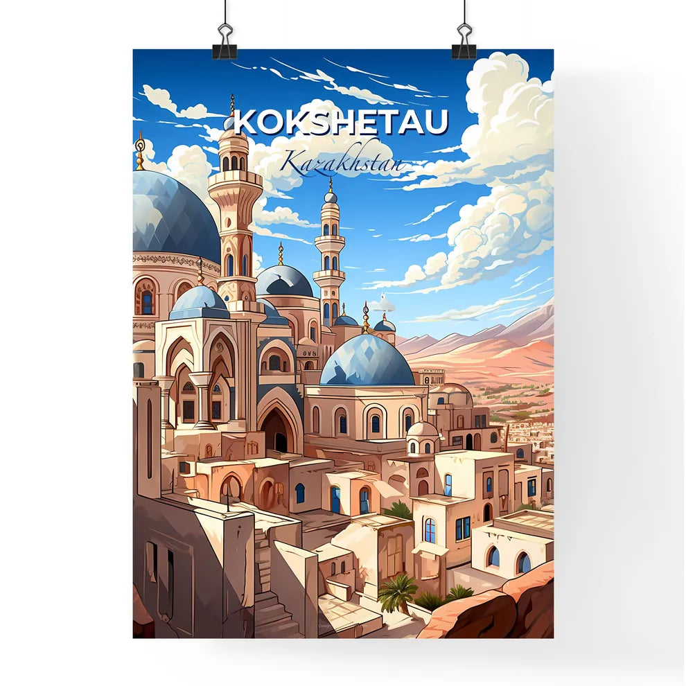Kokshetau, Kazakhstan, A Poster of a cartoon of a city Default Title