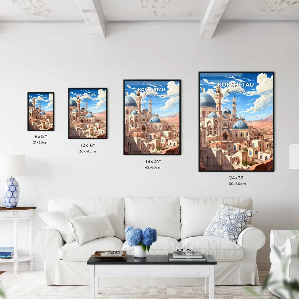 Kokshetau, Kazakhstan, A Poster of a cartoon of a city Default Title