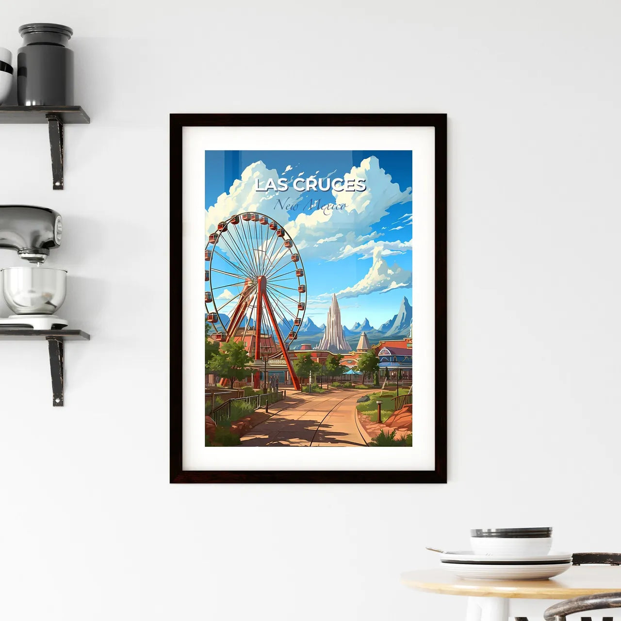Las Cruces, New Mexico, A Poster of a ferris wheel in a park Default Title