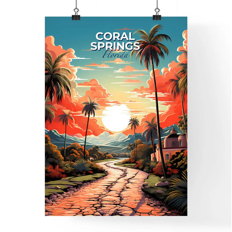 Coral Springs, Florida, A Poster of a road leading to a building Default Title