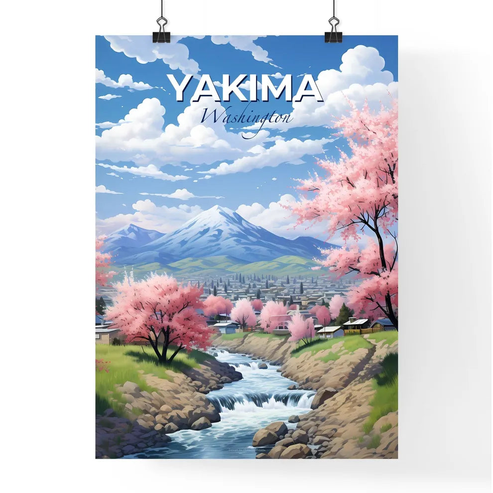 Yakima, Washington, A Poster of a river running through a town Default Title