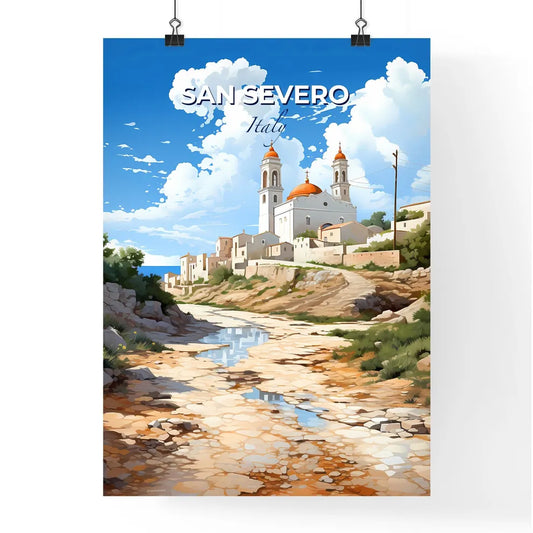 San Severo, Italy, A Poster of a road leading to a building Default Title