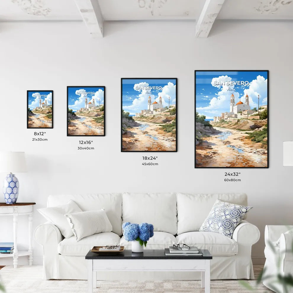 San Severo, Italy, A Poster of a road leading to a building Default Title