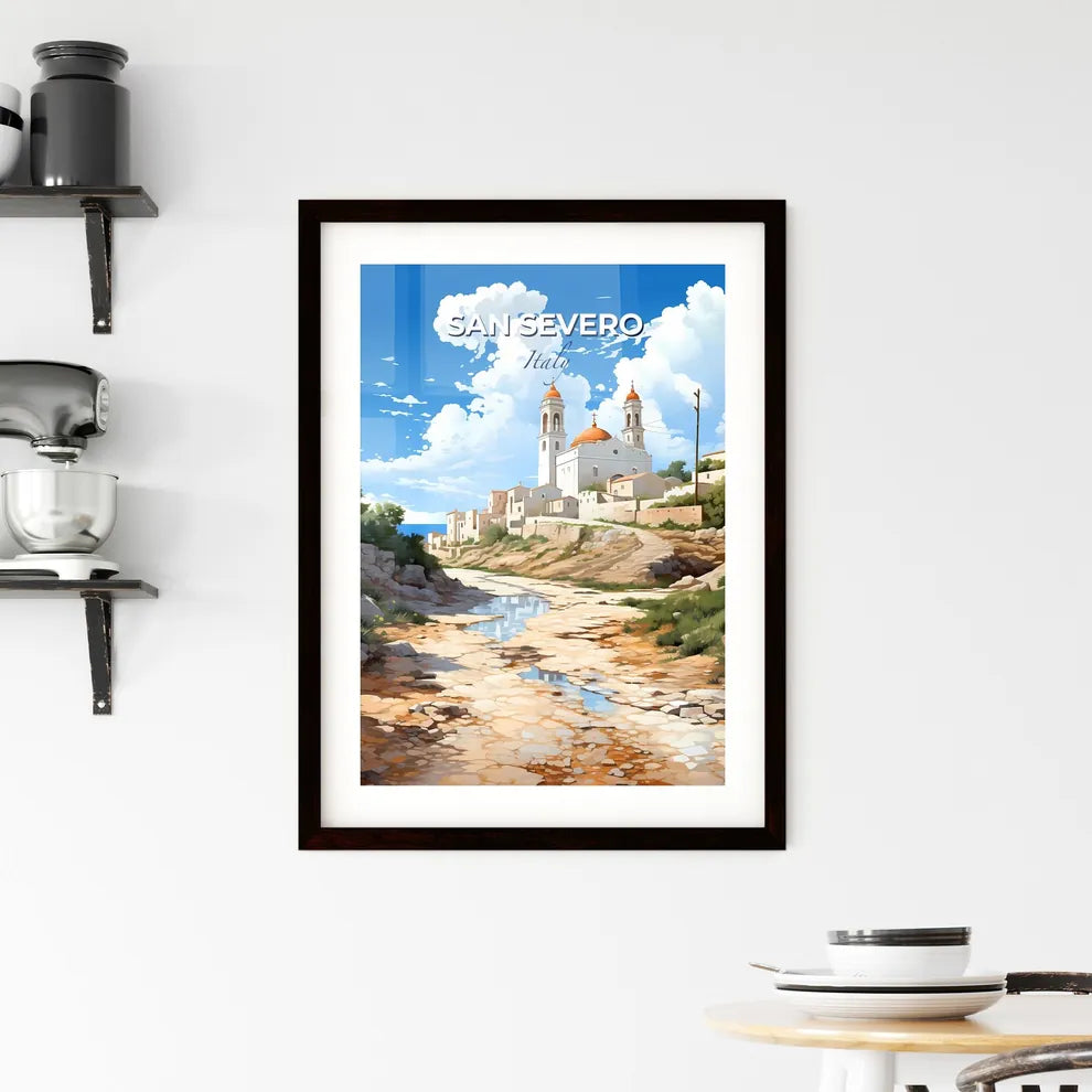 San Severo, Italy, A Poster of a road leading to a building Default Title