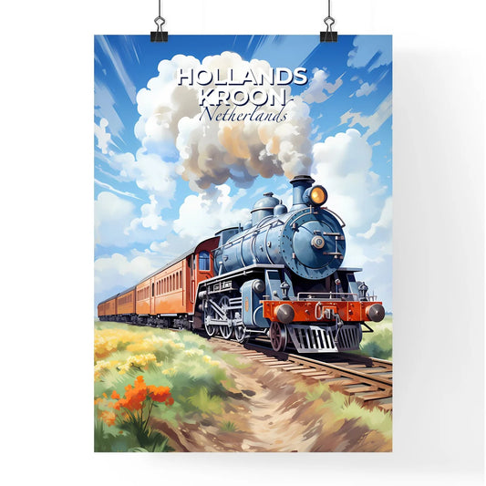 Hollands Kroon, Netherlands, A Poster of a train on the tracks Default Title