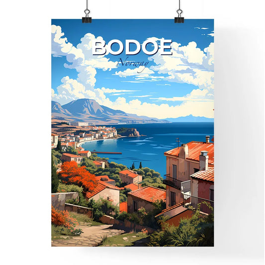 Bodoe, Norway, A Poster of a town next to the water Default Title