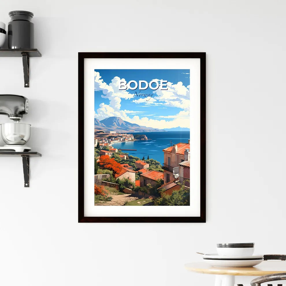Bodoe, Norway, A Poster of a town next to the water Default Title