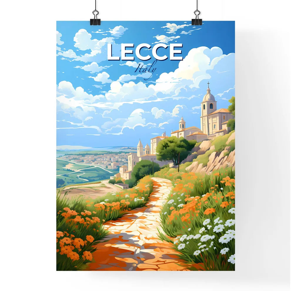 Lecce, Italy, A Poster of a path leading to a town Default Title