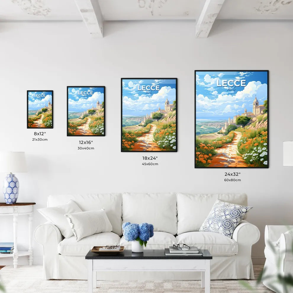 Lecce, Italy, A Poster of a path leading to a town Default Title