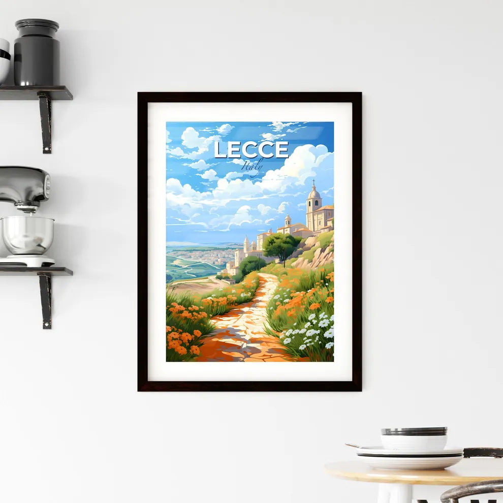 Lecce, Italy, A Poster of a path leading to a town Default Title