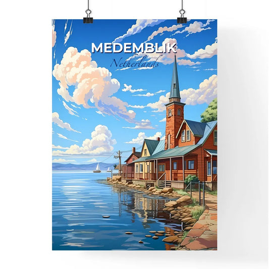 Medemblik, Netherlands, A Poster of a building next to a body of water Default Title