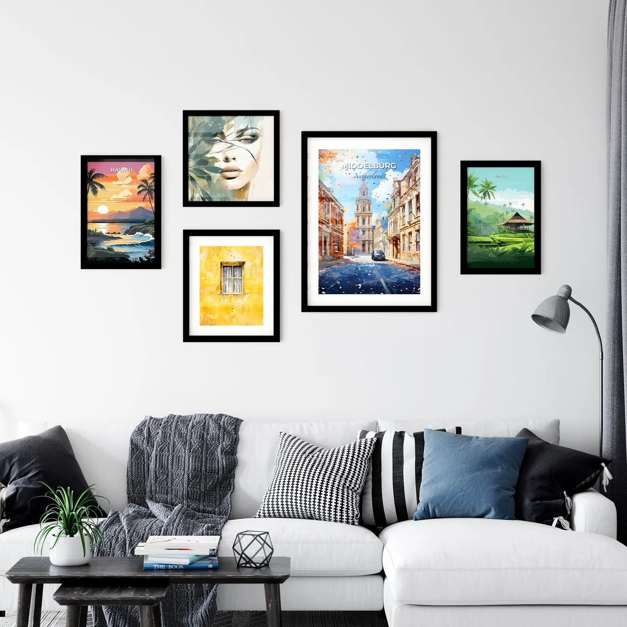 Middelburg, Netherlands, A Poster of a car on a street in a city Default Title