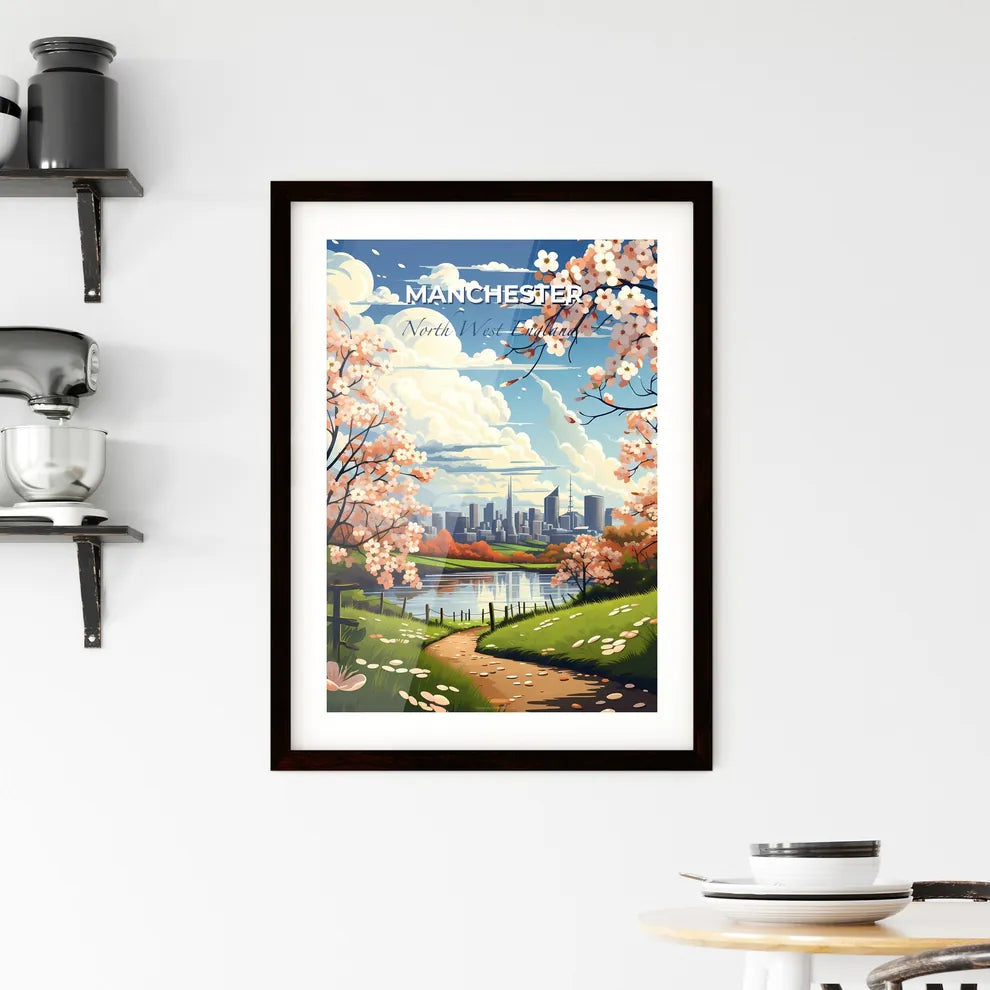 Manchester, North West England, A Poster of a path leading to a city Default Title