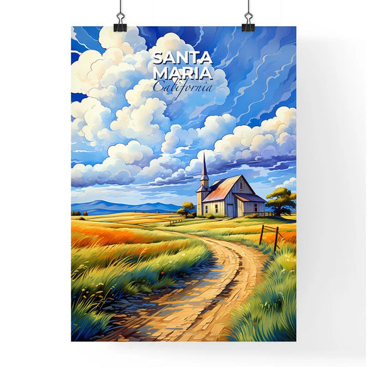 Santa Maria, California, A Poster of a painting of a house in a field Default Title