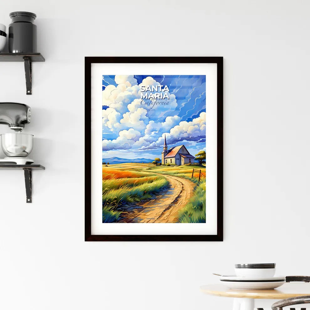 Santa Maria, California, A Poster of a painting of a house in a field Default Title