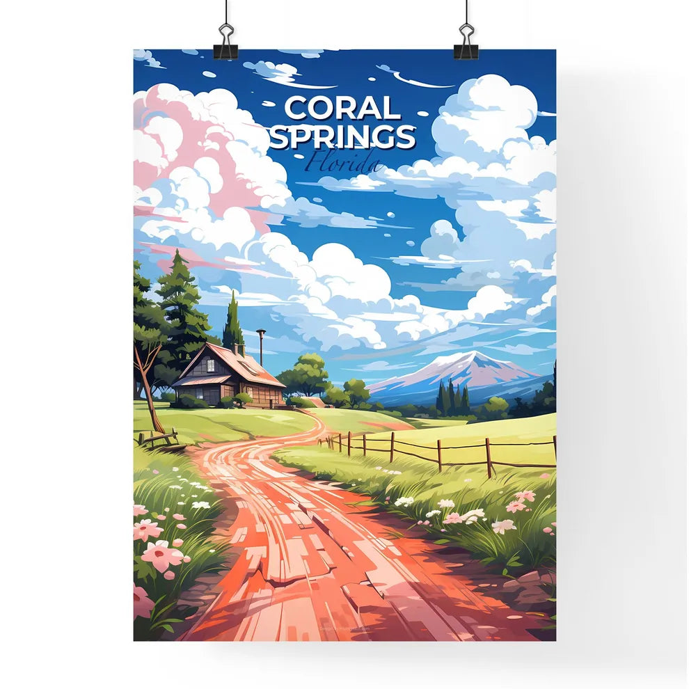 Coral Springs, Florida, A Poster of a house on a dirt road Default Title