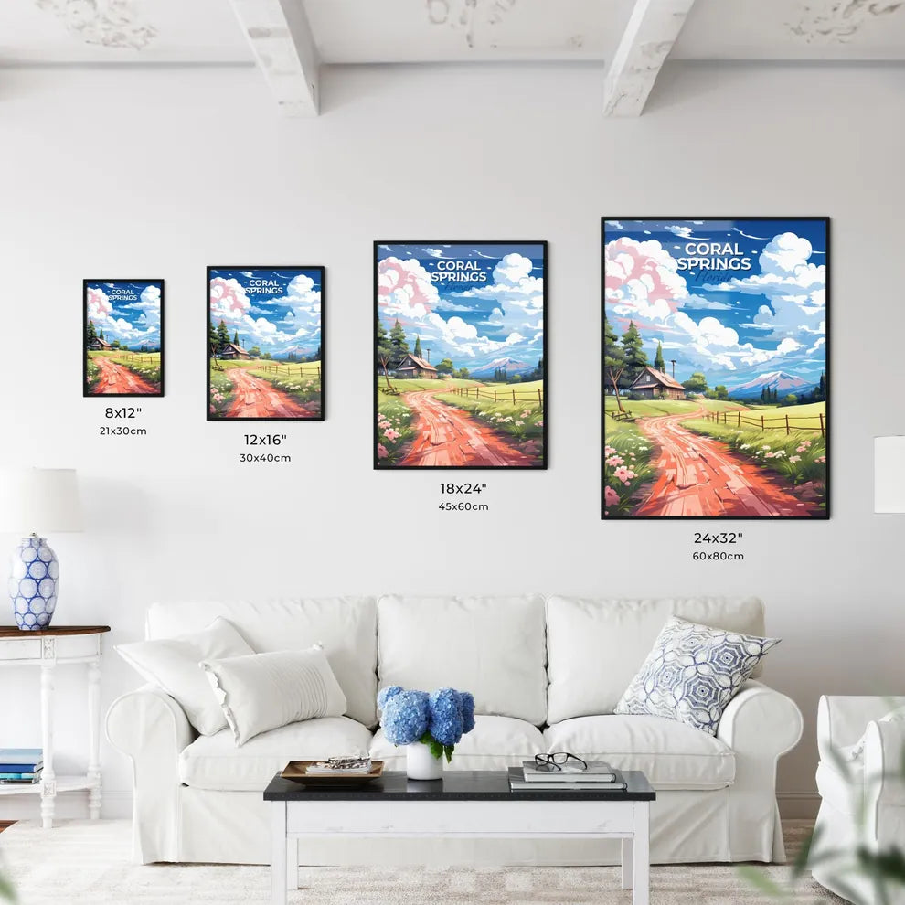 Coral Springs, Florida, A Poster of a house on a dirt road Default Title