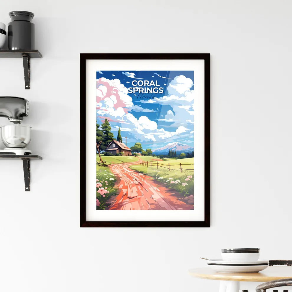 Coral Springs, Florida, A Poster of a house on a dirt road Default Title