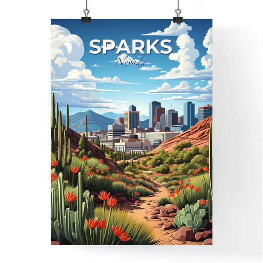 Sparks, Nevada, A Poster of a landscape of a city Default Title