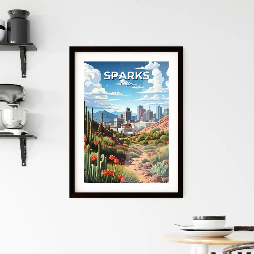 Sparks, Nevada, A Poster of a landscape of a city Default Title