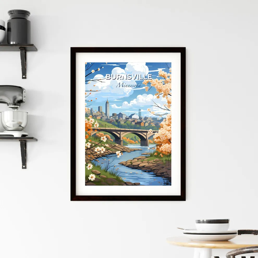 Burnsville, Minnesota, A Poster of a river running through a city Default Title