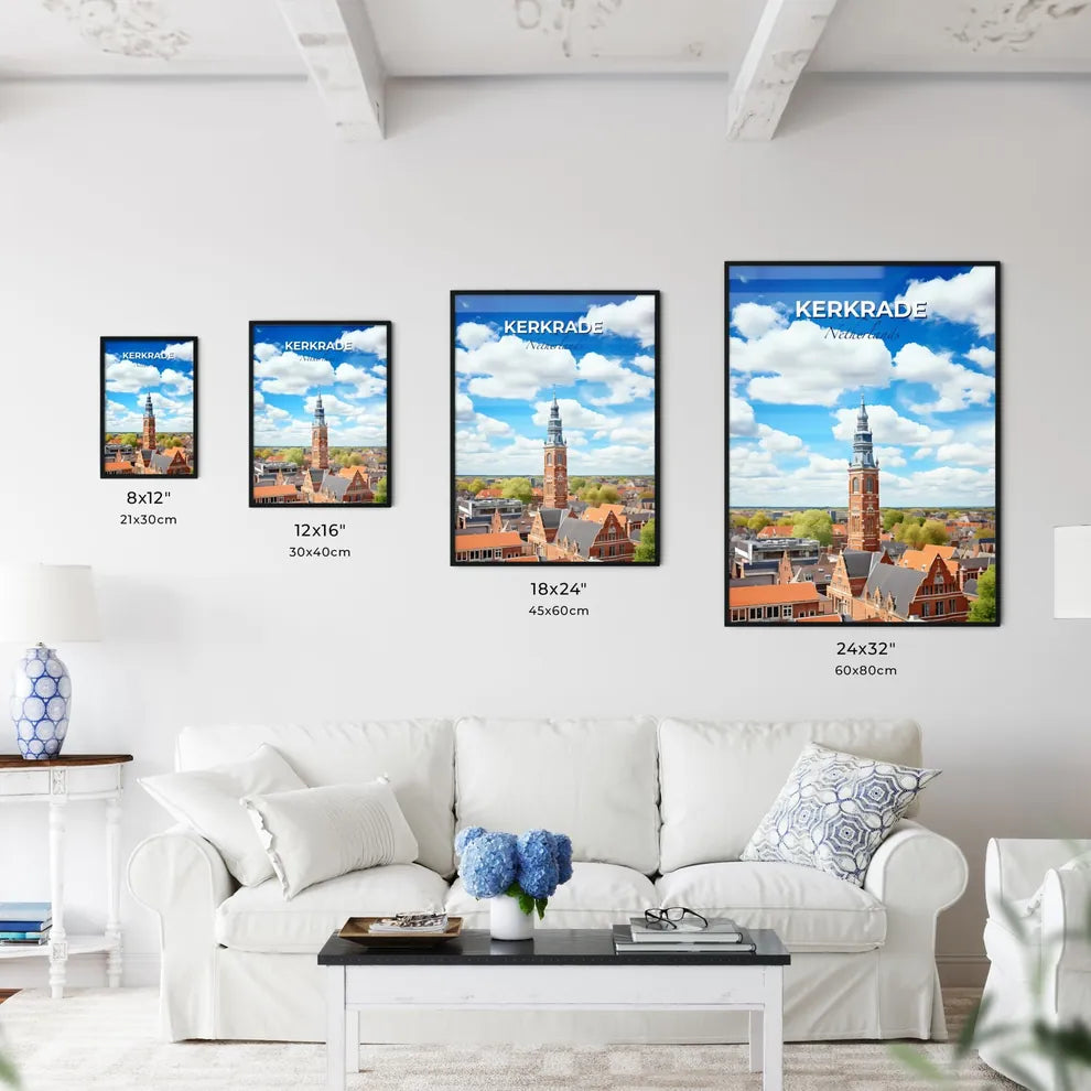 Kerkrade, Netherlands, A Poster of a tower in a city Default Title