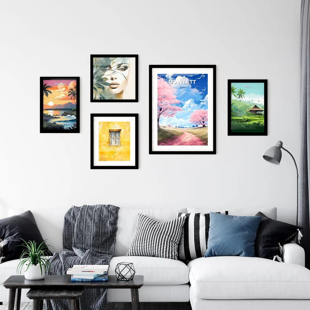 Rowlett, Texas, A Poster of a pink trees on a hill Default Title