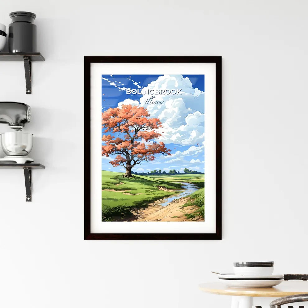 Bolingbrook, Illinois, A Poster of a tree in a grassy field Default Title