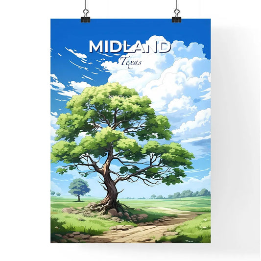 Midland, Texas, A Poster of a tree in a field Default Title