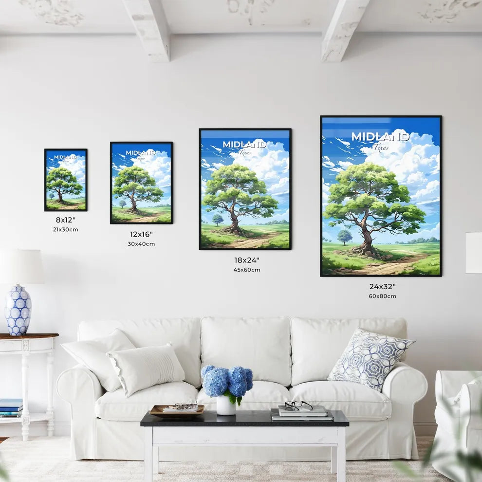 Midland, Texas, A Poster of a tree in a field Default Title