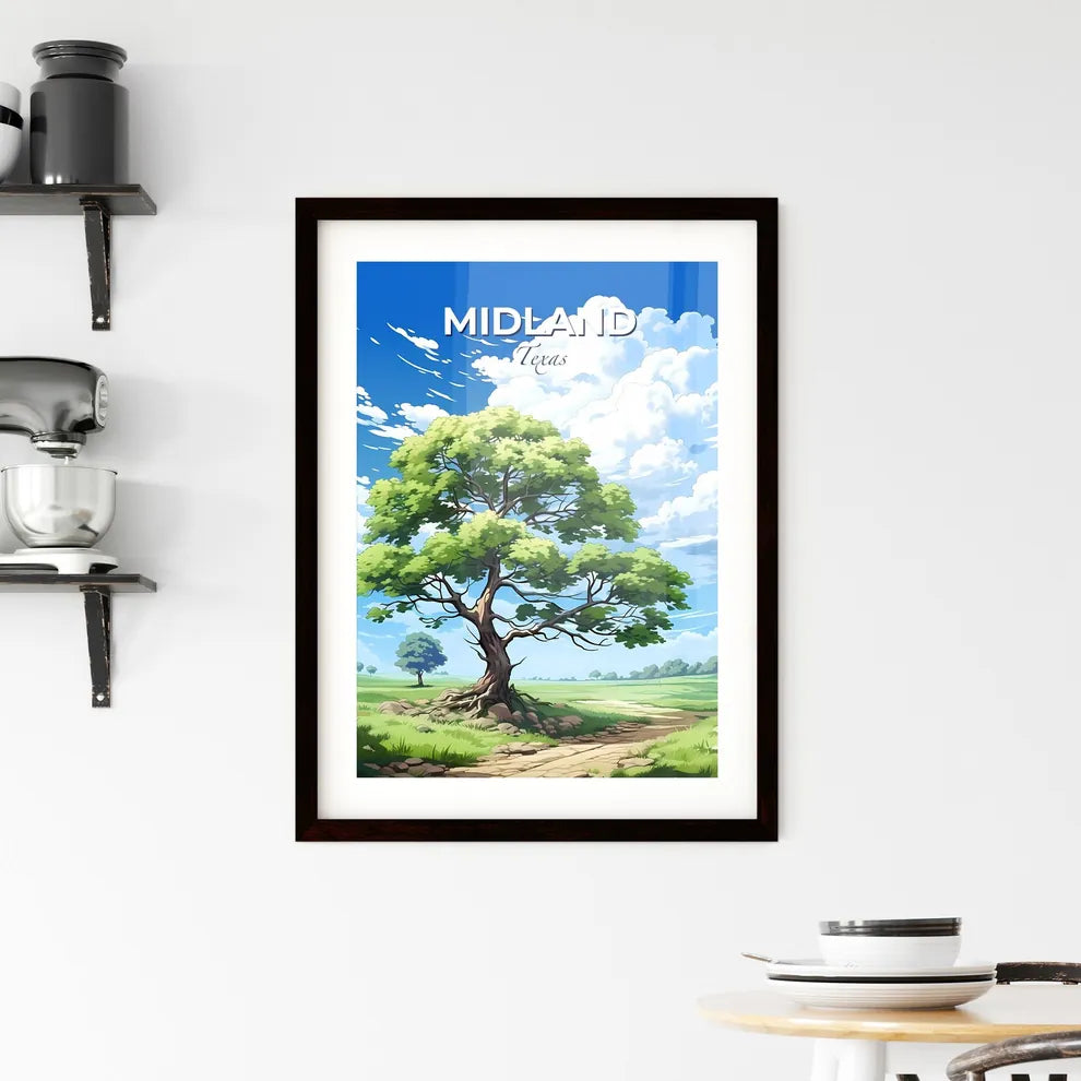 Midland, Texas, A Poster of a tree in a field Default Title