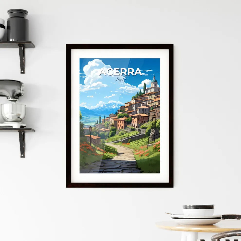 Acerra, Italy, A Poster of a road leading to a town Default Title