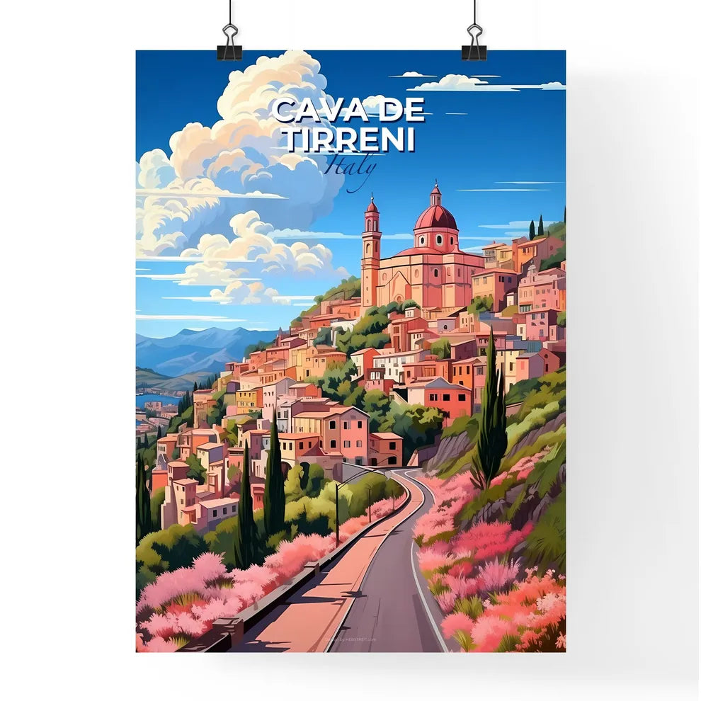 Cava De Tirreni, Italy, A Poster of a road leading to a town Default Title