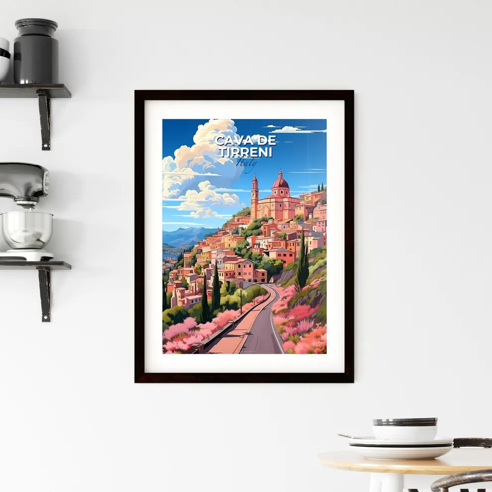 Cava De Tirreni, Italy, A Poster of a road leading to a town Default Title