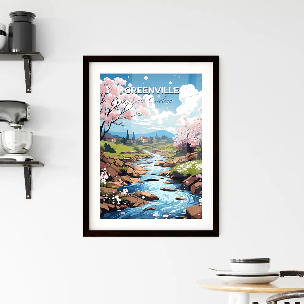 Greenville, South Carolina, A Poster of a river running through a valley Default Title