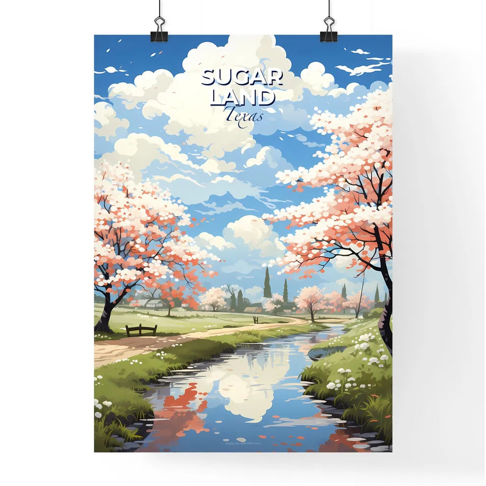 Sugar Land, Texas, A Poster of a river running through a park Default Title