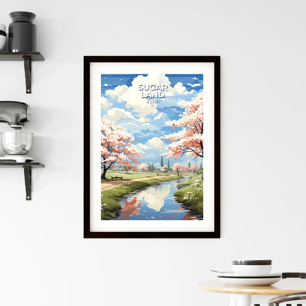 Sugar Land, Texas, A Poster of a river running through a park Default Title