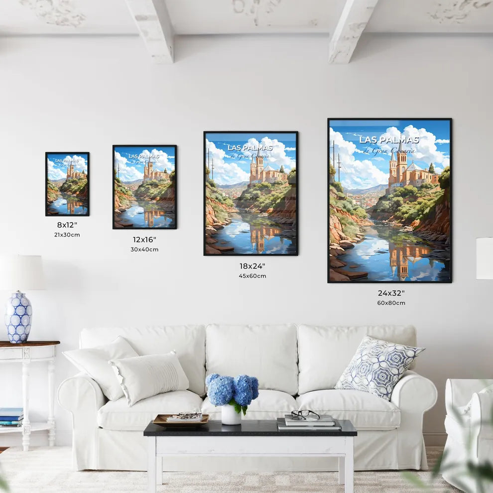 Las Palmas, de Gran Canaria, A Poster of a river running through a town Default Title