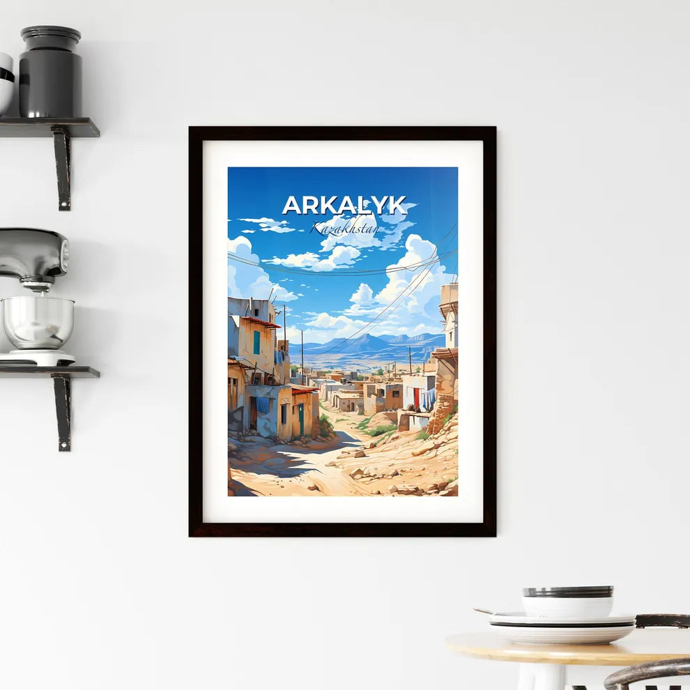Arkalyk, Kazakhstan, A Poster of a village in the desert Default Title