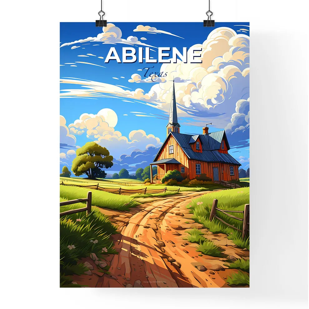 Abilene, Texas, A Poster of a house in a field Default Title