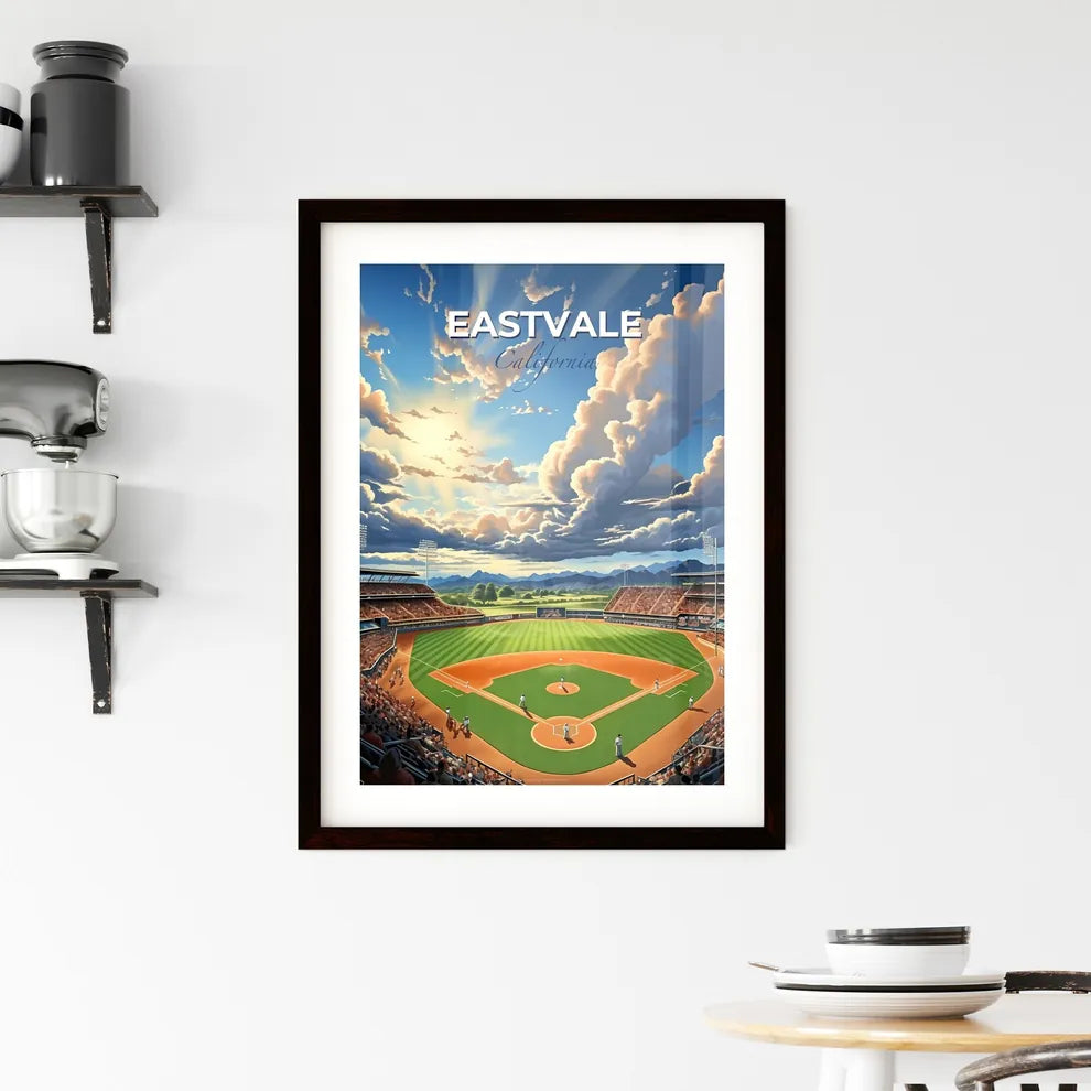 Eastvale, California, A Poster of a baseball stadium with people in the stands Default Title