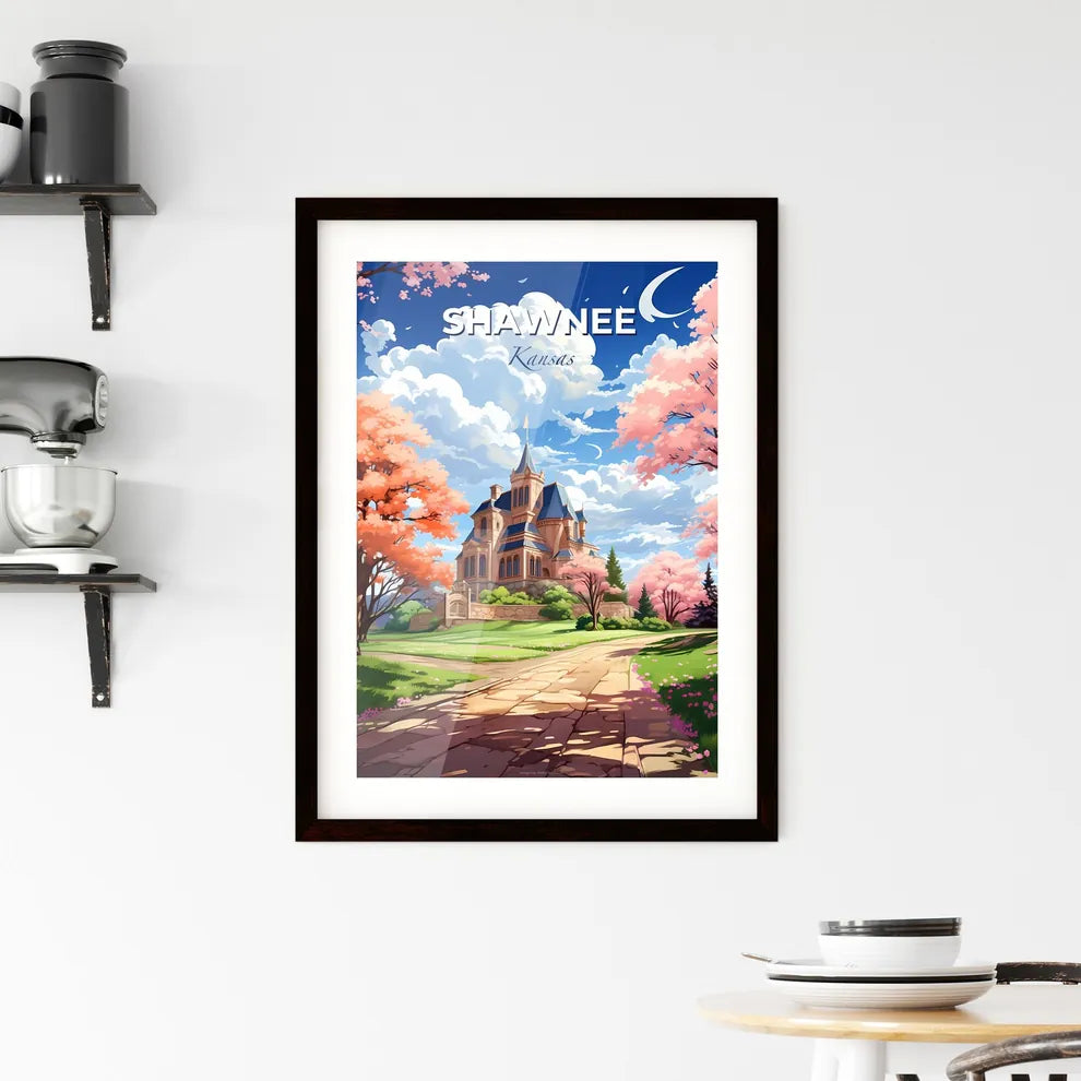 Shawnee, Kansas, A Poster of a castle with trees and a path Default Title