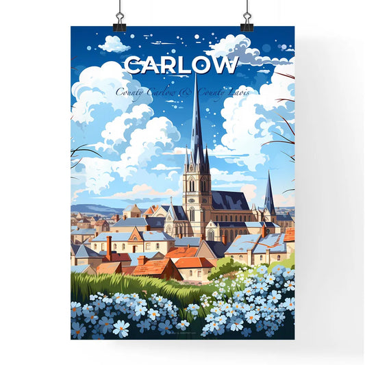 Carlow, County Carlow & County Laois, A Poster of a church in a city Default Title