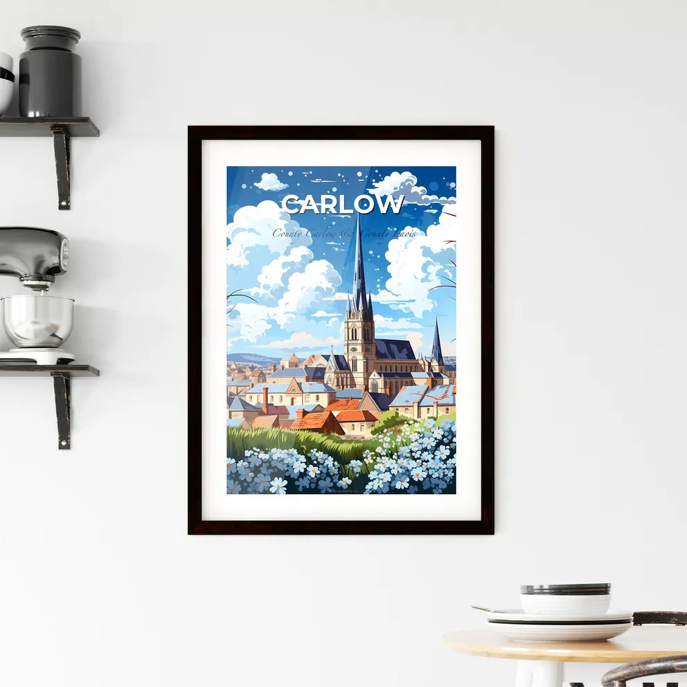 Carlow, County Carlow & County Laois, A Poster of a church in a city Default Title